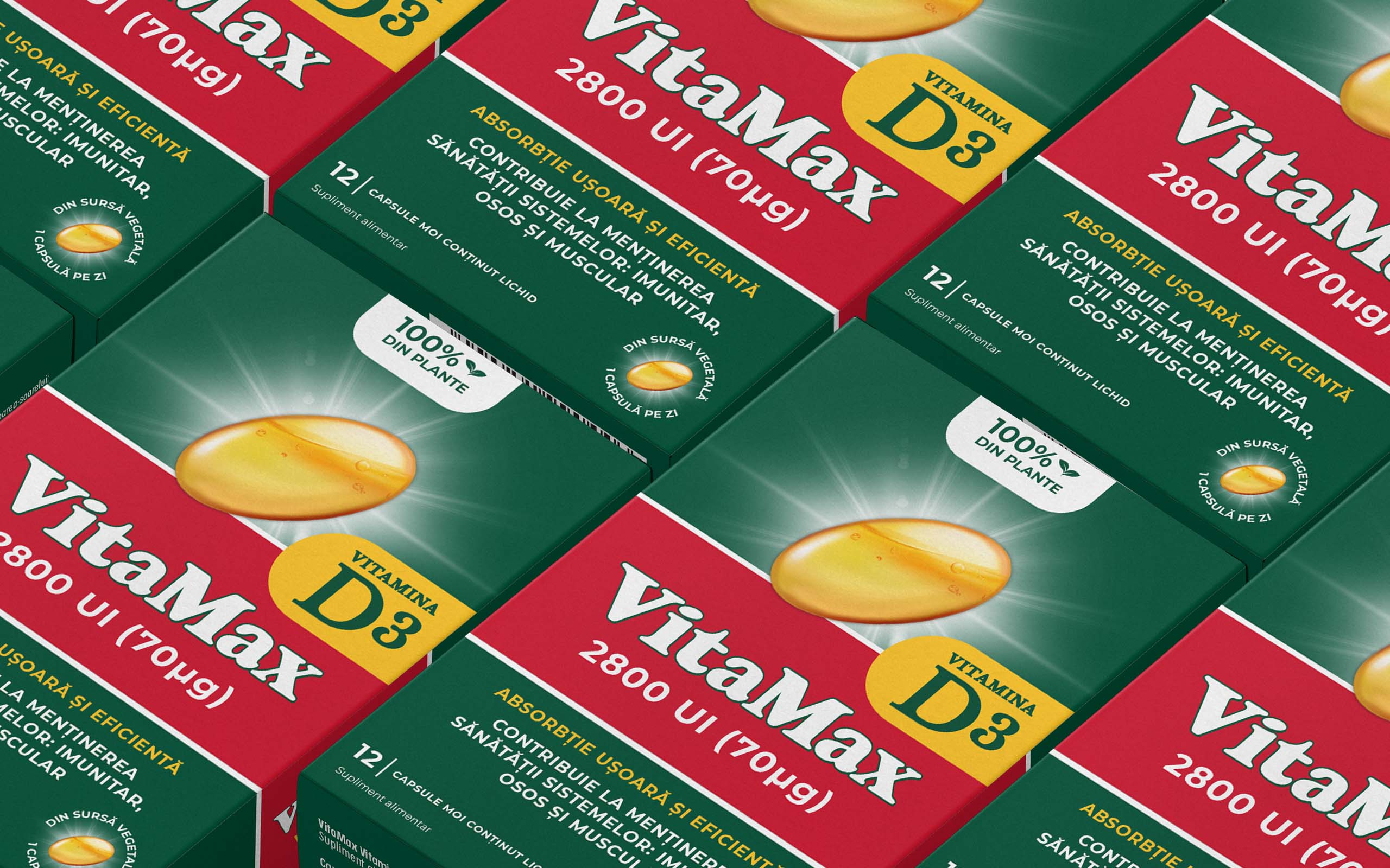 packaging design pentru VitaMax D3, facut de agentia drincenii.ro, agentie whitelabel